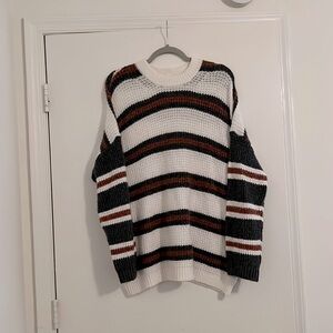 American Eagle Oversized Waffle Sweater